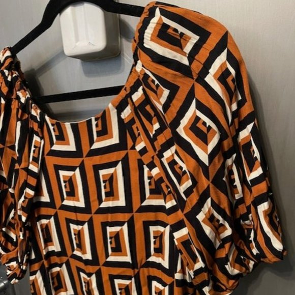 Anthropologie Corey Lynn Calter Meriwether Tunic Dress - Retro geometric print - Picture 15 of 16